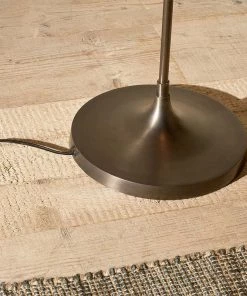 Nkuku New Arrivals Muturi Glass Floor Lamp - Aged Bronze