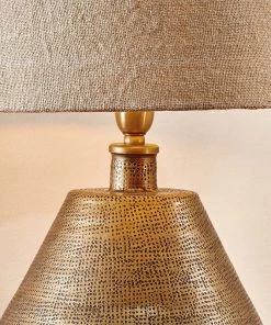 Nkuku Nalgonda Lamp - Antique Brass - Large