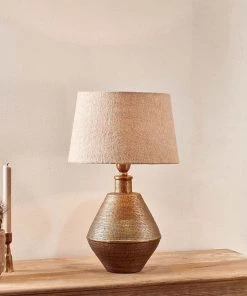 Nkuku Nalgonda Lamp - Antique Brass - Small New Arrivals