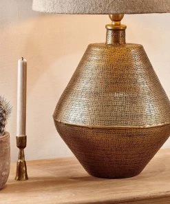 Nkuku Nalgonda Lamp - Antique Brass - Small New Arrivals
