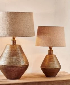 Nkuku Nalgonda Lamp - Antique Brass - Small New Arrivals 10 Nkuku Nalgonda Lamp - Antique Brass - Small New Arrivals