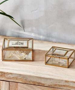 Nkuku Eco-Friendly Gifts Nalou Jewellery Box With Frame