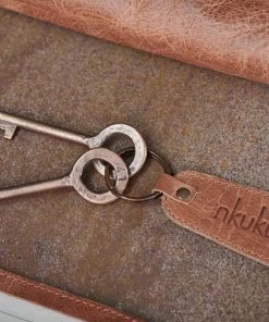Nkuku Home Accessories Namba Leather Keyring