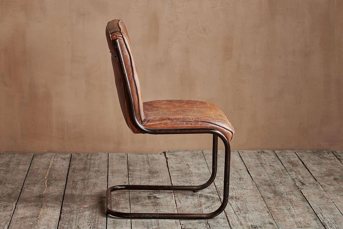 Nkuku Narwana Leather Desk Chair Home Office 4 Nkuku Narwana Leather Desk Chair Home Office