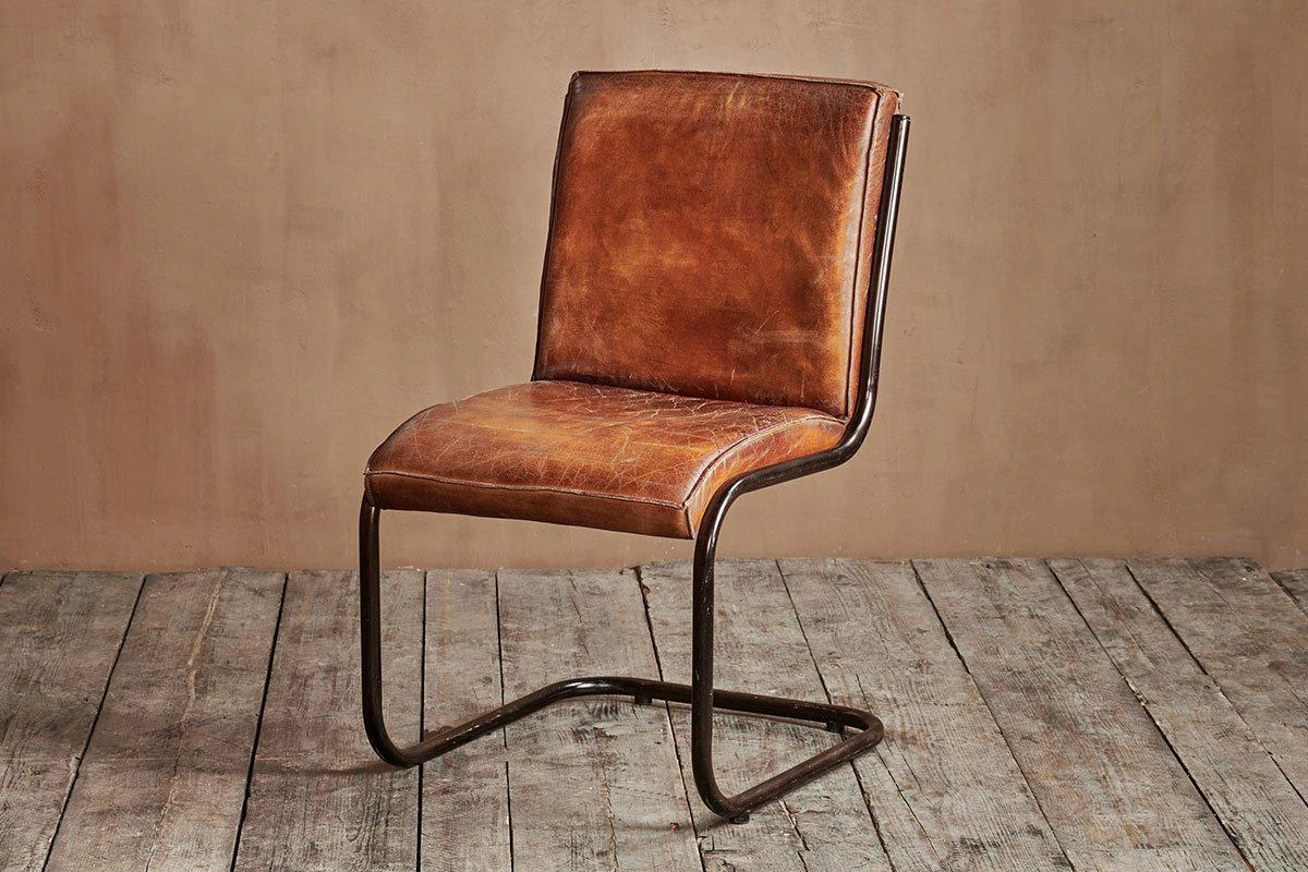 Nkuku Narwana Leather Desk Chair Home Office 7 Nkuku Narwana Leather Desk Chair Home Office