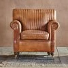 Nkuku Narwana Leather Ribbed Armchair Living Room 2 Nkuku Narwana Leather Ribbed Armchair Living Room