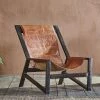 Nkuku Narwana Plain Leather Lounger