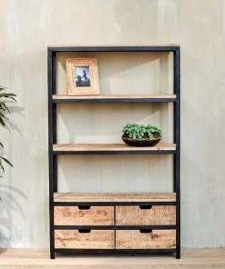Nkuku Living Room Nermada Shelving Unit
