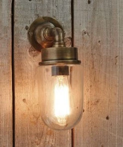 Nkuku Ngari Outdoor Light - Antique Brass