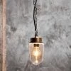 Nkuku New Arrivals Ngari Outdoor Porch Light - Antique Brass