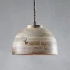 Nkuku Nika Mango Wood Pendant - Large Kitchen & Dining Room