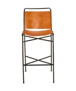 Nkuku Nirmi Leather Sling Back Bar Chair New Arrivals 15 Nkuku Nirmi Leather Sling Back Bar Chair New Arrivals