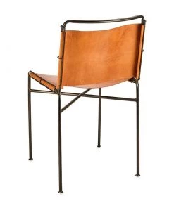 Nkuku New Arrivals Nirmi Leather Sling Back Dining Chair 17 Nkuku New Arrivals Nirmi Leather Sling Back Dining Chair