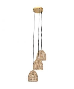 Nkuku Noko Wicker Cluster Pendant Kitchen & Dining Room