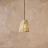 Nkuku Noko Wicker Conical Pendant - Natural - Extra Small Kitchen & Dining Room