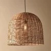 Nkuku Noko Wicker Dome Pendant - Large New Arrivals 2 Nkuku Noko Wicker Dome Pendant - Large New Arrivals
