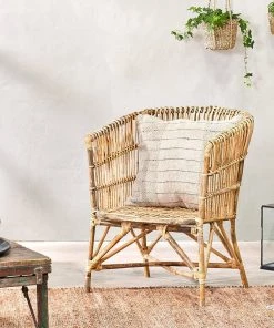 Nkuku Living Room Nokpul Rattan Armchair