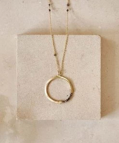 Nkuku Eco-Friendly Gifts Obini Pyrite Necklace