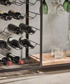Nkuku Obra Bar With Wine Glass Storage 9 Nkuku Obra Bar With Wine Glass Storage