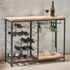 Nkuku Obra Bar With Wine Glass Storage