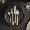 Nkuku Osko Cutlery Set - Brushed Gold (Set Of 16)