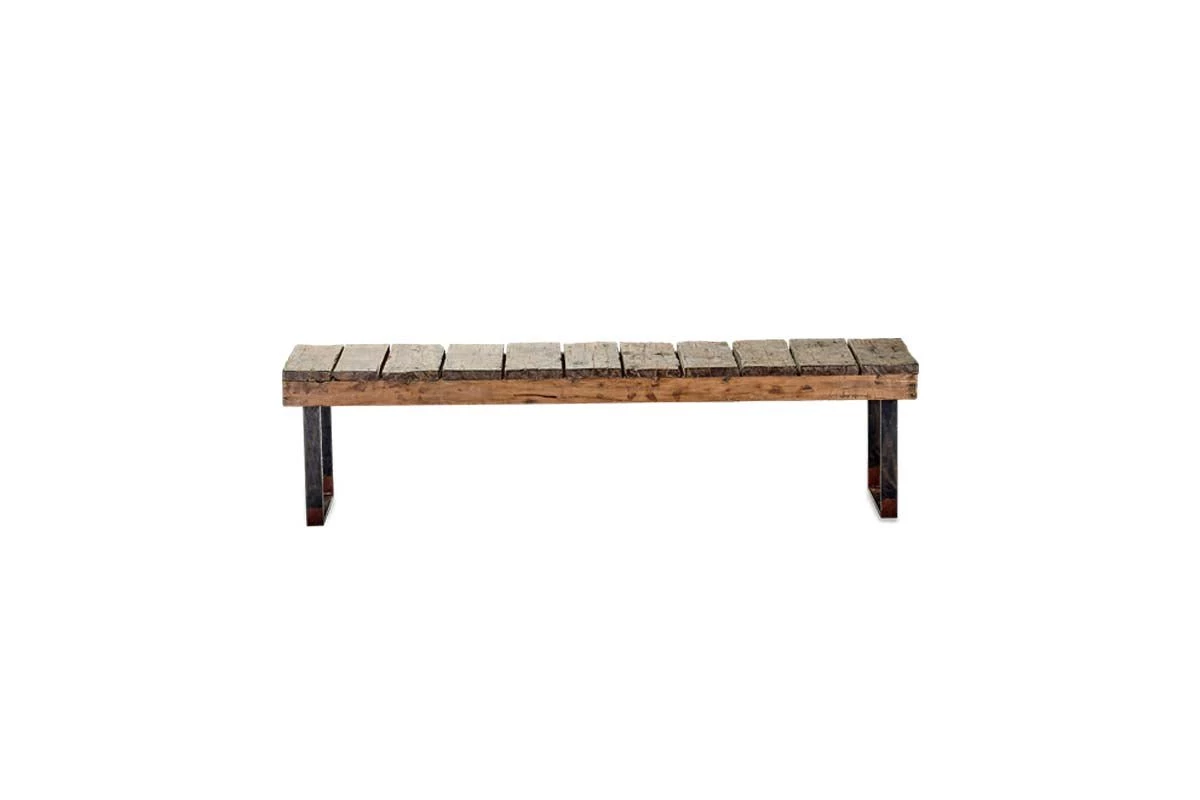 Nkuku Oso Wooden Bench - 220cm Garden Furniture 9 Nkuku Oso Wooden Bench - 220cm Garden Furniture