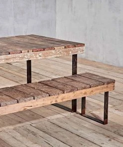 Nkuku Oso Wooden Bench - 220cm Garden Furniture 12 Nkuku Oso Wooden Bench - 220cm Garden Furniture