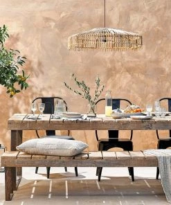 Nkuku Oso Wooden Dining Table - 220cm Kitchen & Dining Room