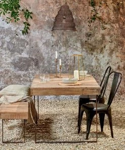 Nkuku Oso Wooden Dining Table - 220cm Kitchen & Dining Room