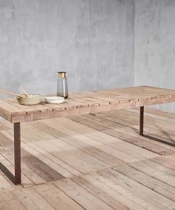 Nkuku Oso Wooden Dining Table - 220cm Kitchen & Dining Room