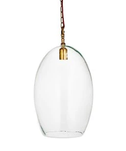 Nkuku Otoro Glass Pendant - Large Oval Living Room