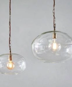 Nkuku Otoro Glass Pendant - Large Round