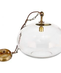 Nkuku Otoro Glass Pendant - Large Round
