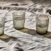 Nkuku Tableware Ouzoud Glass Straws - Clear (Set Of 6)