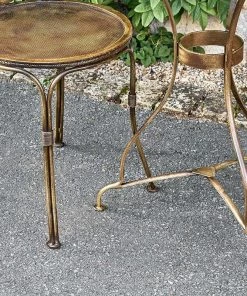 Nkuku New Arrivals Parwaha Iron Bistro Chair