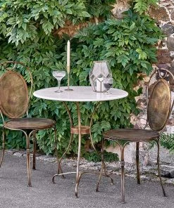 Nkuku New Arrivals Parwaha Iron Bistro Chair