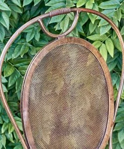 Nkuku New Arrivals Parwaha Iron Bistro Chair