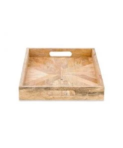 Nkuku Pawi Mango Wood Tray Rectangle Serveware