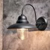 Nkuku Phena Outdoor Swan Neck Metal Wall Lamp New Arrivals