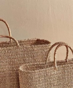 Nkuku Putlar Seagrass Basket Bag