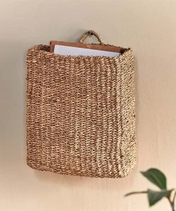 Nkuku Putlar Seagrass Wall Hung Basket