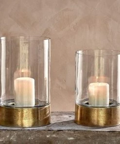 Nkuku Home Accessories Rajura Hurricane Lantern