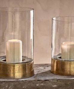 Nkuku Home Accessories Rajura Hurricane Lantern