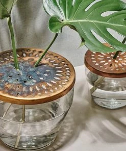 Nkuku Ramla Vase With Lid - Tapered Home Accessories