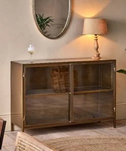 Nkuku Living Room Ranchi Iron Sideboard