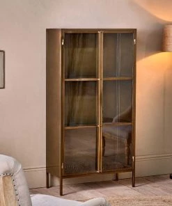 Nkuku Ranchi Iron Tall Cabinet