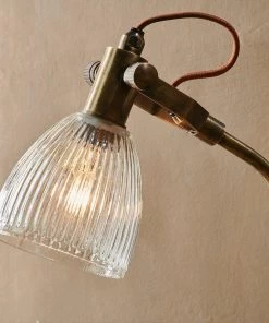 Nkuku Rarni Table Lamp - Antique Brass