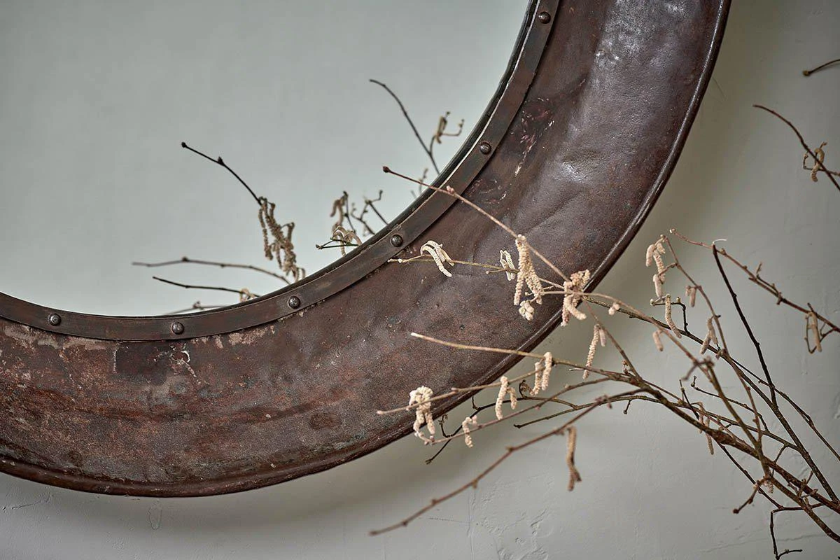 Nkuku Home Accessories Reclaimed Iron Tray Mirror 4 Nkuku Home Accessories Reclaimed Iron Tray Mirror