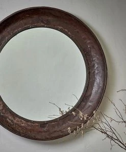 Nkuku Home Accessories Reclaimed Iron Tray Mirror