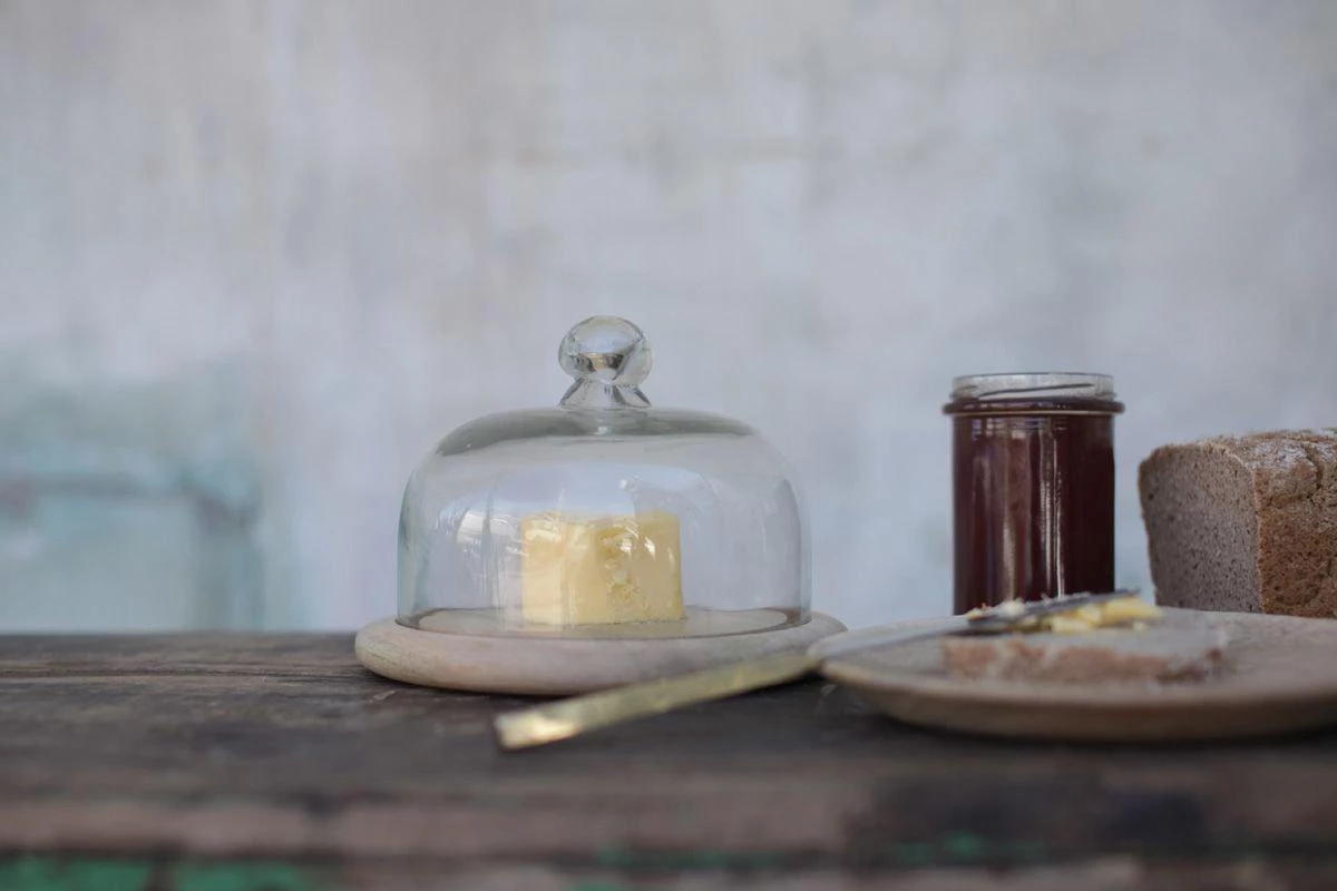 Nkuku Recycled Glass Bell Dome - Small 4 Nkuku Recycled Glass Bell Dome - Small